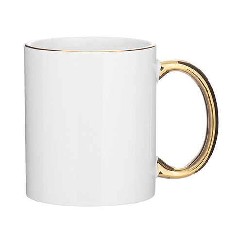 11 oz C-Handle Metallic Ceramic Mug