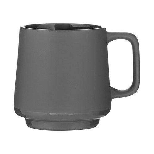 12 oz Windsor Ceramic Mug Gray