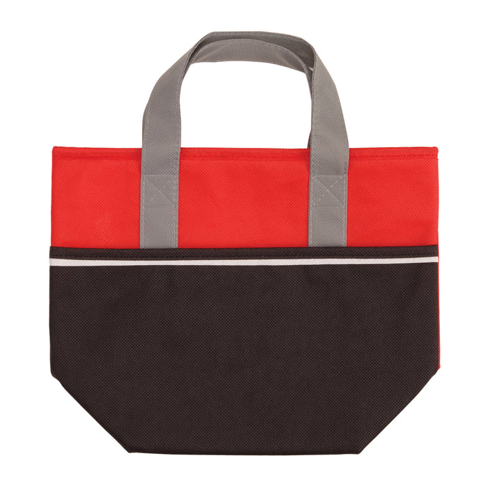 NON-WOVEN INSULATED COOLER TOTE w/ Zipper