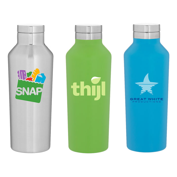 16.9 oz SGS Manhattan Stainless Steel Thermal Bottle