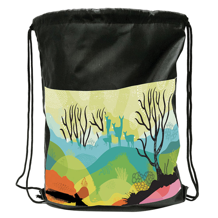 Sublimated Pocket Drawstring Pak