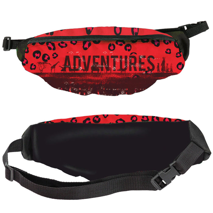 Wide Full Color Front Only Fanny Pack
