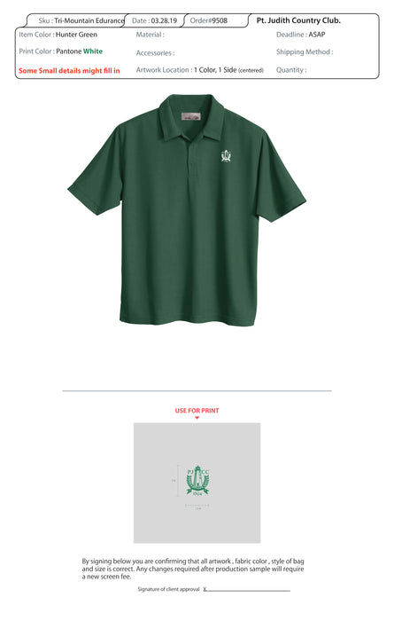 PT. Judith - Polo Endurance #107 Mens