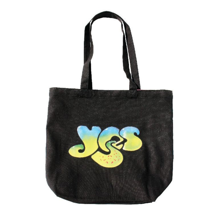 Reversible Black Cotton Tote w/Full Color Sublimated Liner