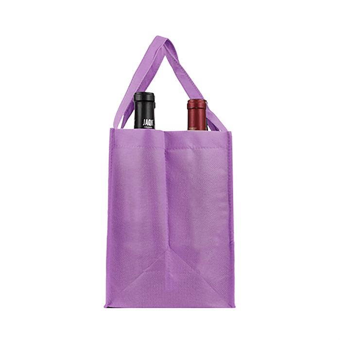 Four bottle Wine Tote, Reinforced Handles *Fully Customizable*,[wholesale],[Simply+Green Solutions]