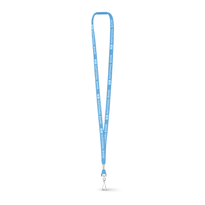 3/8" Tubular Polyester Lanyard w/J Hook and a Breakaway - ,[wholesale],[Simply+Green Solutions]