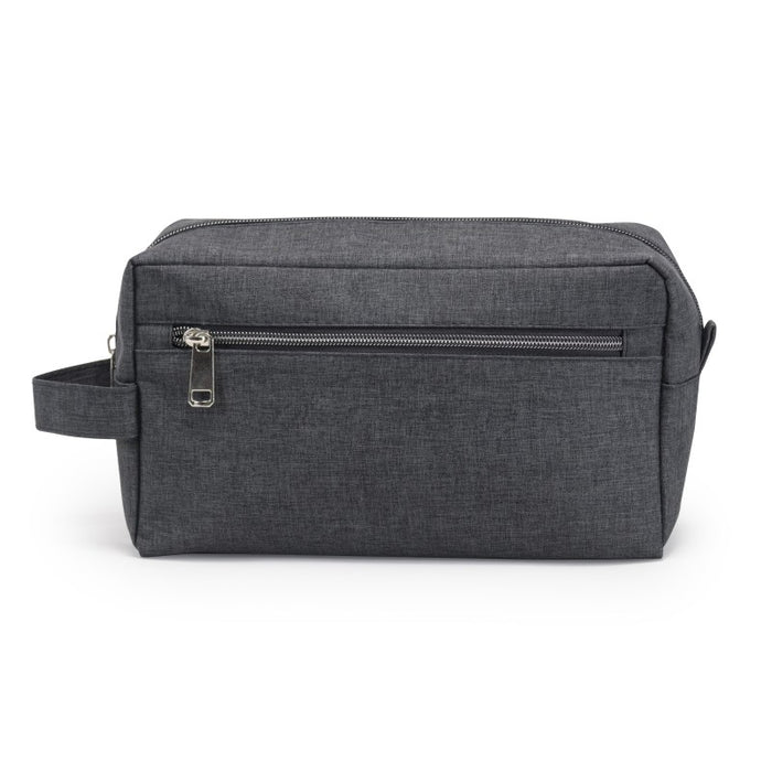 Heathered Two Zipper Toiletry Bag