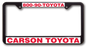 Standard 22 Style Plastic Raised Copy License Plate Frame,[wholesale],[Simply+Green Solutions]