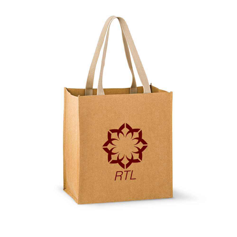Washable Kraft Paper Tote Bag - Typhone,[wholesale],[Simply+Green Solutions]