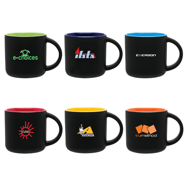 14 oz Minolo Coffee Ceramic Mug (Matte Black),[wholesale],[Simply+Green Solutions]