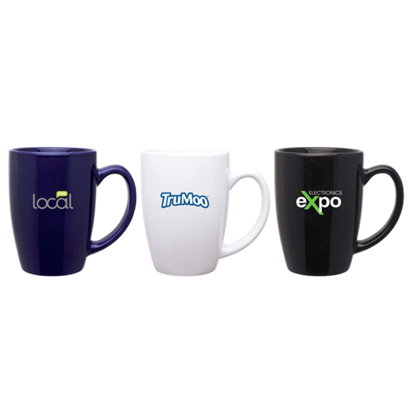 14 oz Contour Coffee Ceramic Mug,[wholesale],[Simply+Green Solutions]