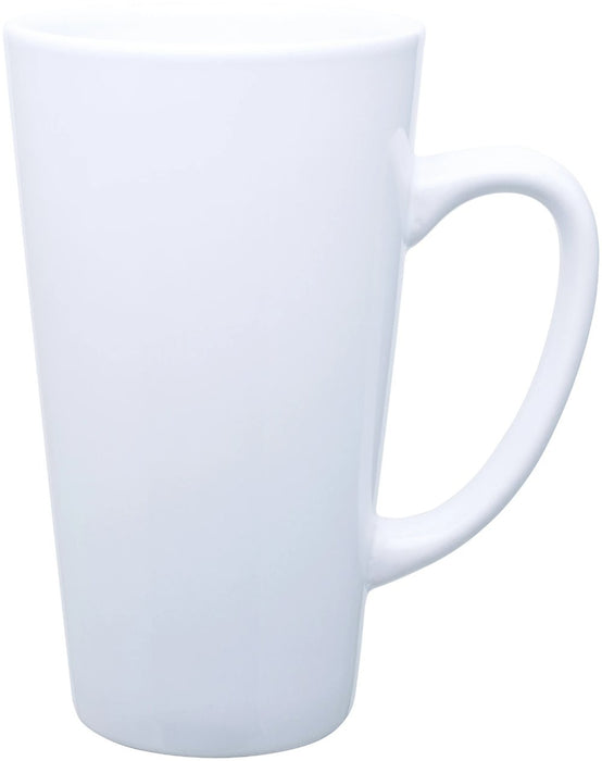 Food Network Tall Slender Chevron Latte Cup Mug 16 oz ~ NWOB
