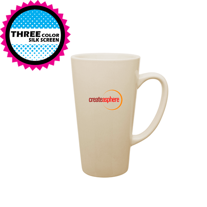 16 oz Ceramic Tall Latte Mug (Discontinued),[wholesale],[Simply+Green Solutions]