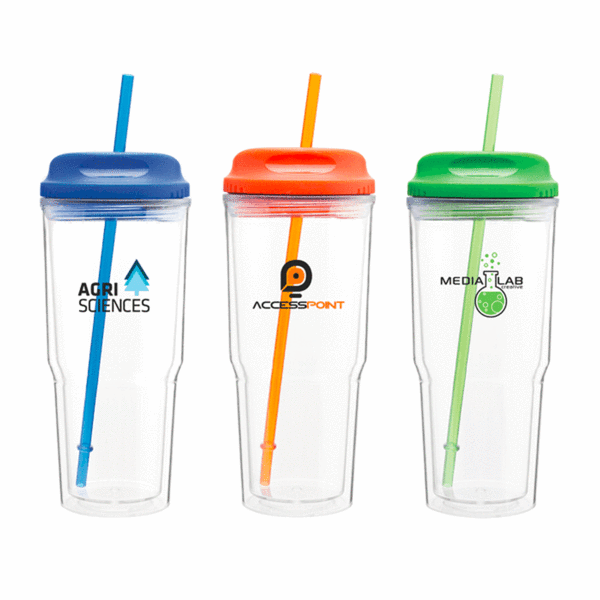 24oz Acrylic Tumbler w/ Matching Straw  Simply + Green Solutions —  Simply+Green Solutions