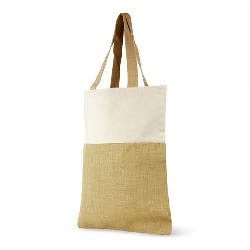 BLANK Jute and Cotton Shopping Bag - 49 Pack - CLOSE OUT