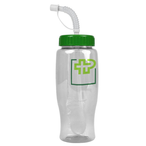 27 oz Transparent Bottle with Straw ,[wholesale],[Simply+Green Solutions]