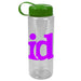 32 oz The Guzzler Transparent Bottle w/ Tethered Lid ,[wholesale],[Simply+Green Solutions]