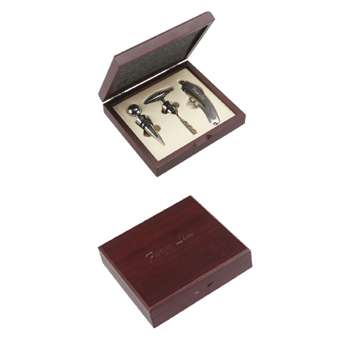 3 pc Wine Opener Set (Chrome) (Pack of 24),[wholesale],[Simply+Green Solutions]