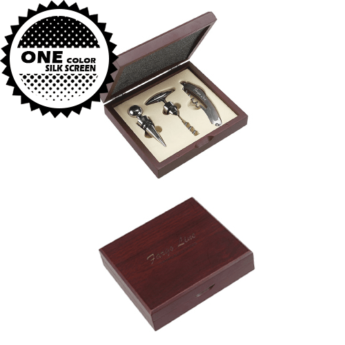 3 pc Wine Opener Set (Chrome) (Pack of 24),[wholesale],[Simply+Green Solutions]