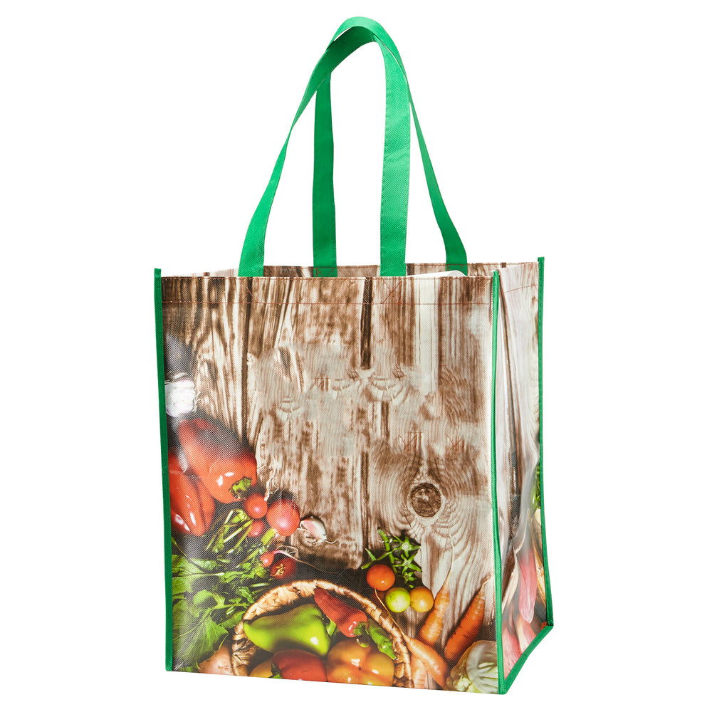 LAMINATED GROCERY TOTE
