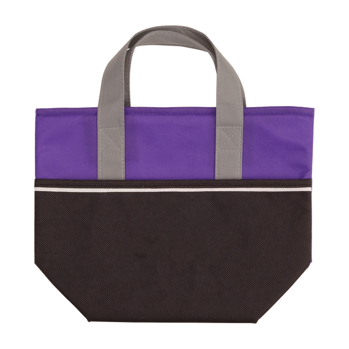 NON-WOVEN INSULATED COOLER TOTE w/ Zipper