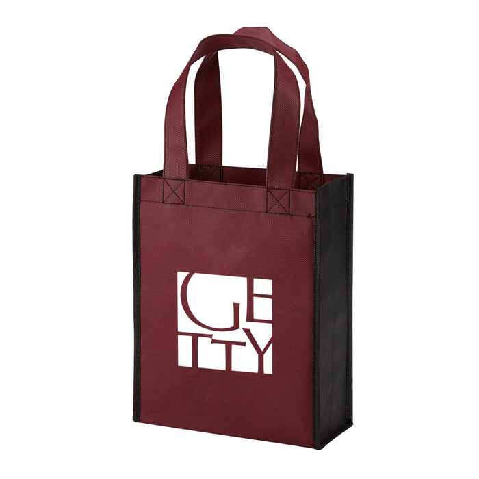 COLOR COMBINATION NON-WOVEN GIFT TOTE