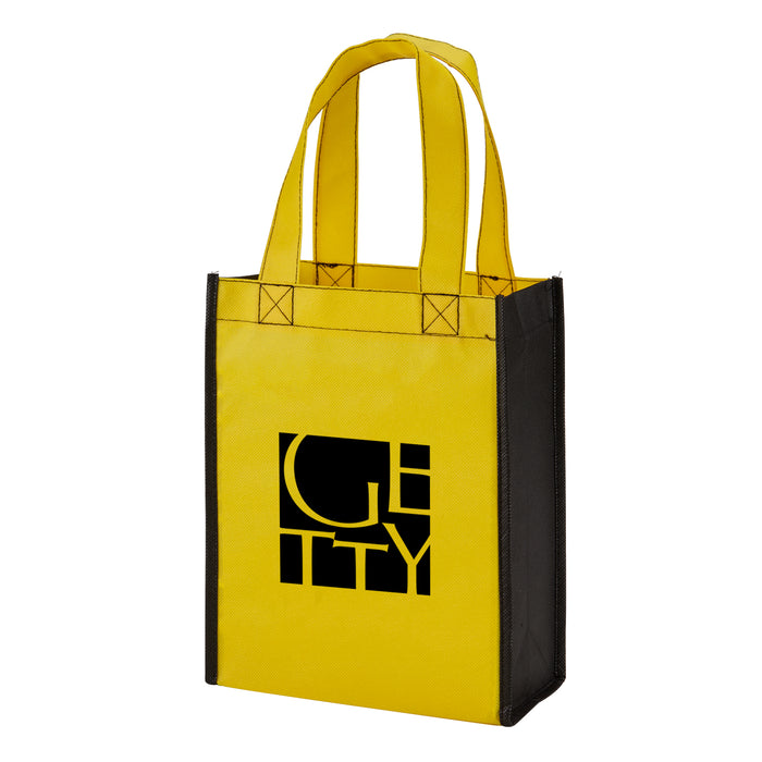 COLOR COMBINATION NON-WOVEN GIFT TOTE