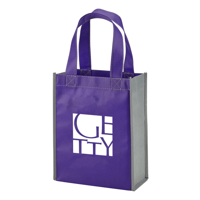 COLOR COMBINATION NON-WOVEN GIFT TOTE