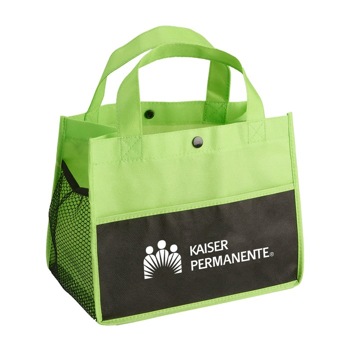 MINI SNAP NON-WOVEN LUNCH TOTE