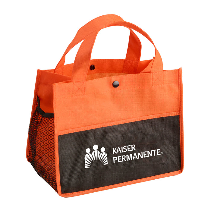 MINI SNAP NON-WOVEN LUNCH TOTE