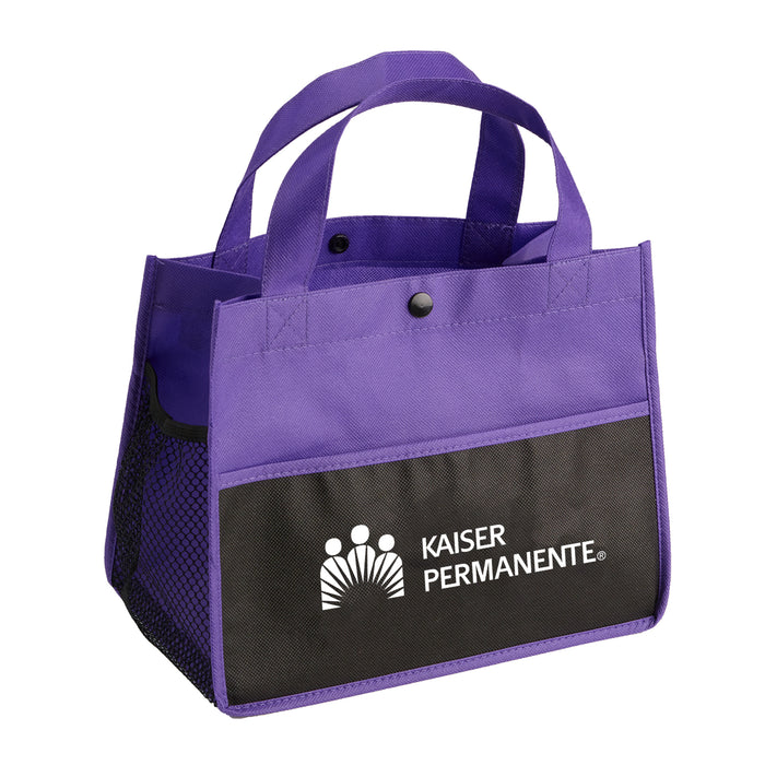 MINI SNAP NON-WOVEN LUNCH TOTE