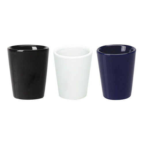  1-3/4 oz Ceramic Shot Glass ( 2-Tone),[wholesale],[Simply+Green Solutions]