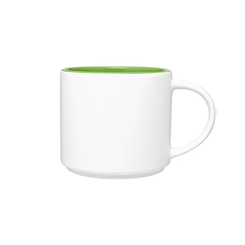  16 oz Monaco White Ceramic Mug,[wholesale],[Simply+Green Solutions]