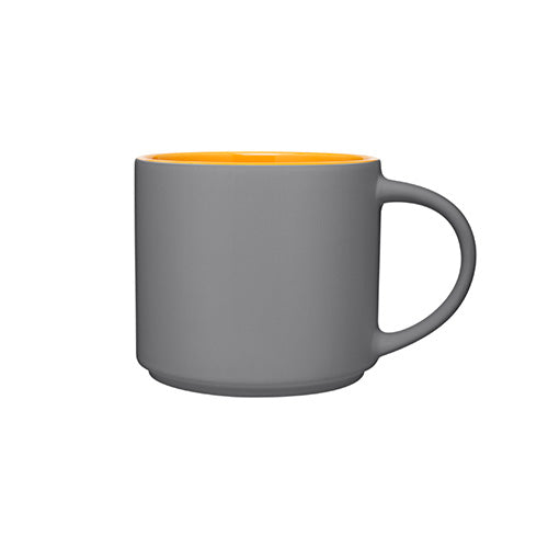  16 oz Monaco Gray Ceramic Mug,[wholesale],[Simply+Green Solutions]