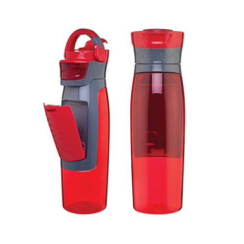  Contigo AUTOSEAL Kangaroo Water Bottle with Storage Compartment,  24 oz., Blue : Sports & Outdoors