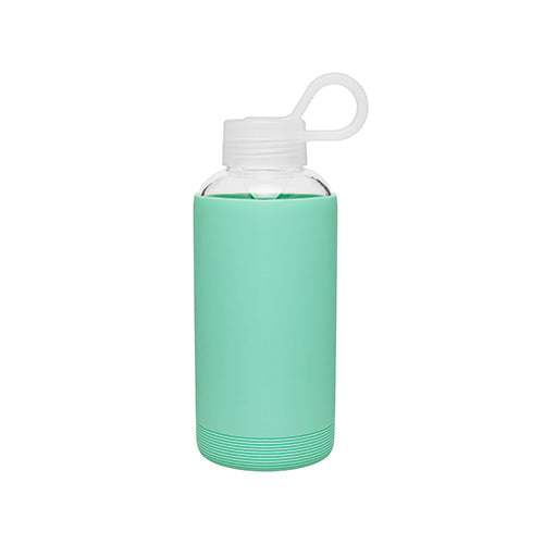 16oz Glass Water Bottle with Silicone Sleeve