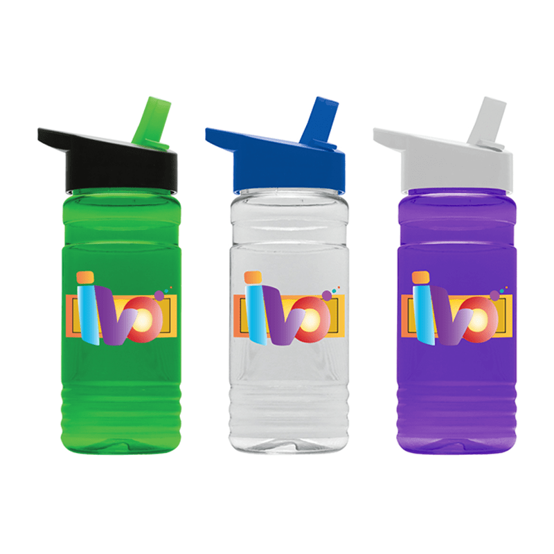 20 oz Tritan Bottle w/ Flip Straw Lid Digital (Pack of 200),[wholesale],[Simply+Green Solutions]