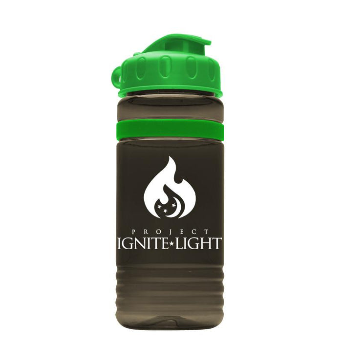 20 oz Tritan Stripe Bottle w/ Flip Lid (Pack of 200),[wholesale],[Simply+Green Solutions]