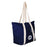 Black Full Wrap Handle Cotton Tote