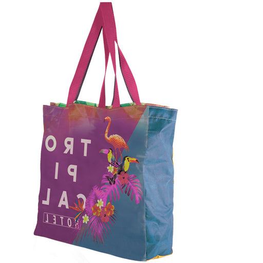 Medium Full Gusset Vibrant Color - Cotton Tote