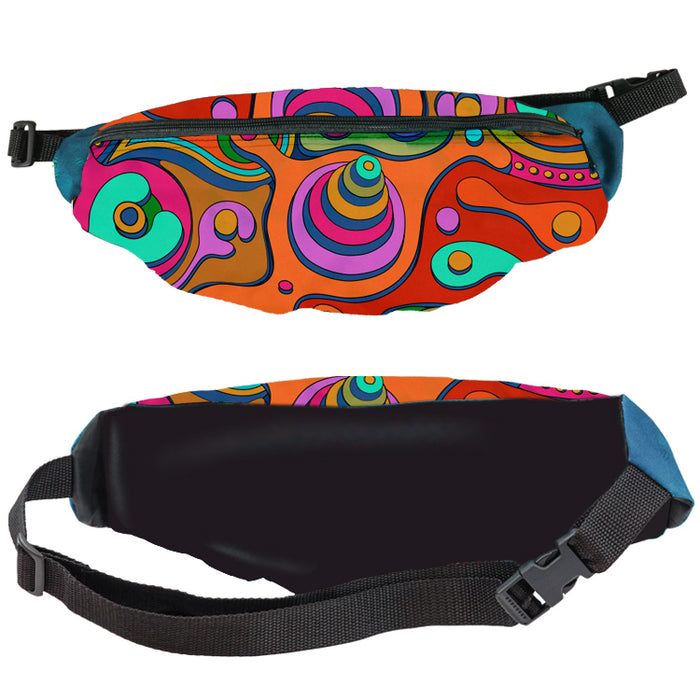Wide Full Color Front Only Fanny Pack