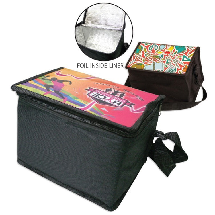 6 Pack Cooler - Full Color on Top