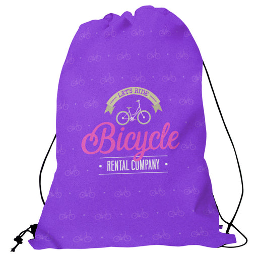 Custom Thin Cord Drawstring Backpack