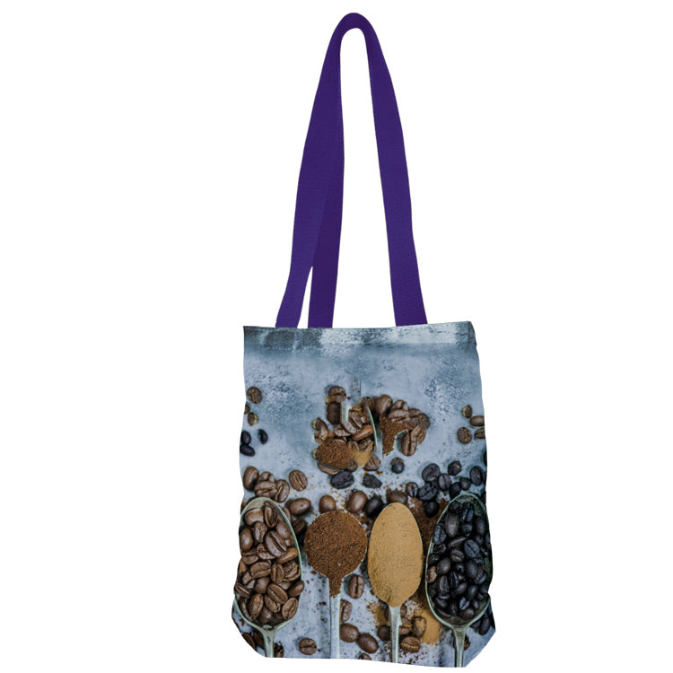 Small Bottom Gusset Vibrant Color - Cotton Tote