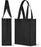 Simply Green Solutions - Plain Tote Bag, Thick Reusable Gift Bag with 16-Inch Handles, Use As Goodie Bags, Party Favor Bags, or Halloween Tote Bag, Black, Pack of 25