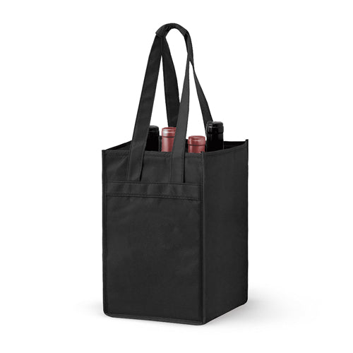 4 Bottle Non-woven Wine Tote Bag *Stocked in the USA* - ,[wholesale],[Simply+Green Solutions]