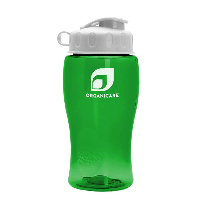 18 oz Transparent Bottle with Flip Lid (Pack of 200),[wholesale],[Simply+Green Solutions]