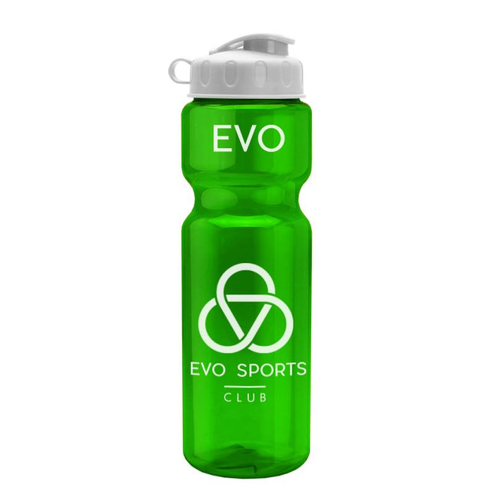 Champion Transparent Bottle with Flip Lid  Simply + Green Solutions —  Simply+Green Solutions