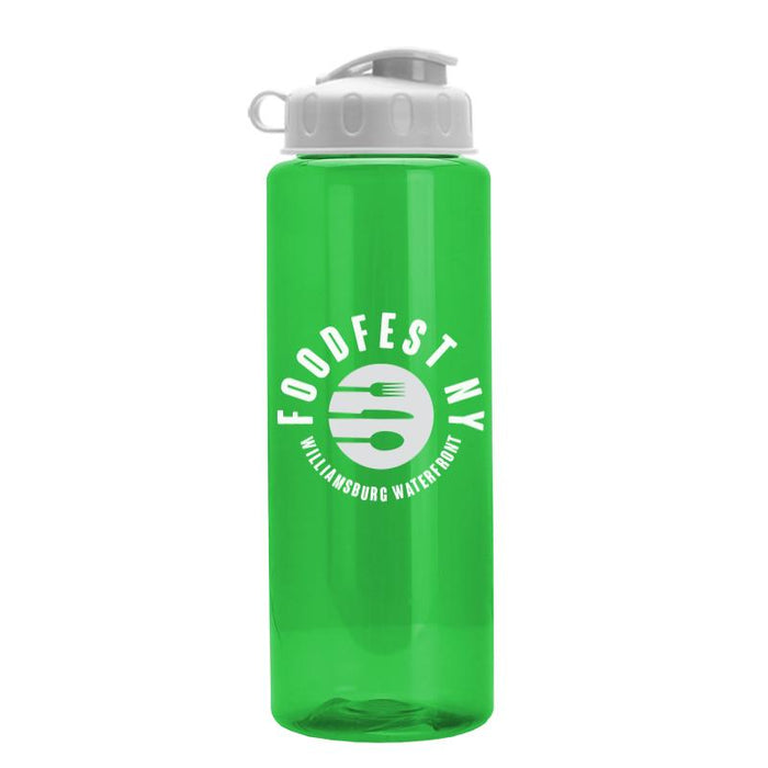 32 oz The Guzzler Transparent Color Bottles w/ Flip Lid ,[wholesale],[Simply+Green Solutions]
