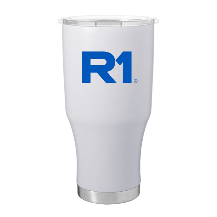 R1 28 oz Stainless Steel Thermal Tumbler with Silicone Straw